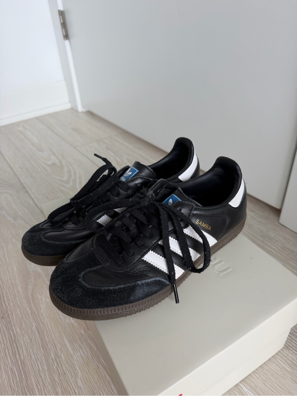 adidas Black & White Unisex Samba Sneakers